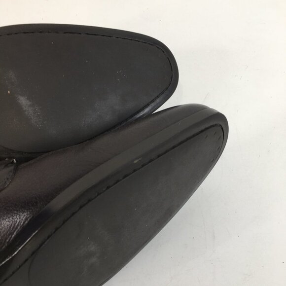 Boss Hugo Boss Portland Brown Pebbled Leather Bit Loafer Size 8 - Picture 10 of 13